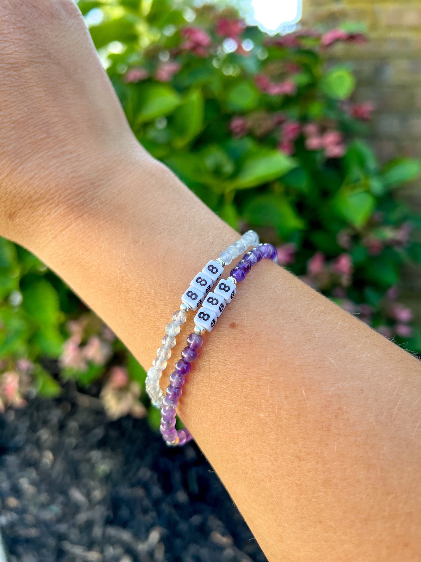 Crystal Angel Number Bracelets