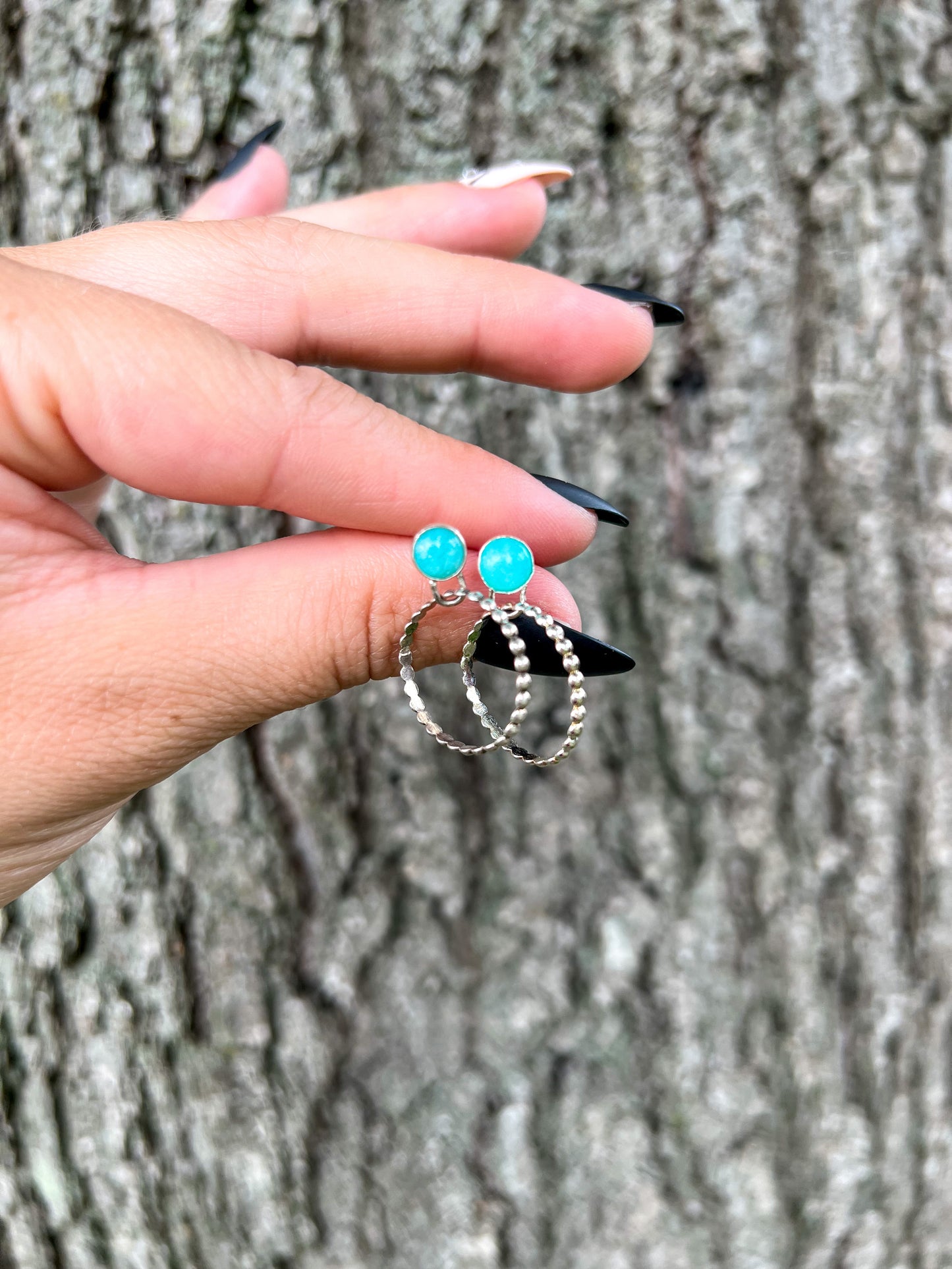 Amazonite Dangle Earrings - ANBE Designs