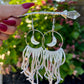 Moonlit Moonstone Dreams Fringe Earrings