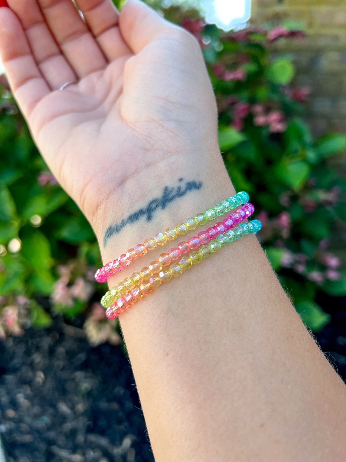 Rainbow Angel Number Bracelets