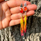 Carnelian Flame Earrings • The Phoenix Collection - ANBE Designs