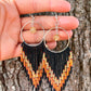 Citrine Bead Fringe Earrings • The Phoenix Collection - ANBE Designs