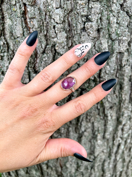 Amethyst Dreams Ring • Size 5 3/4 • The Sacred Seed Collection - ANBE Designs