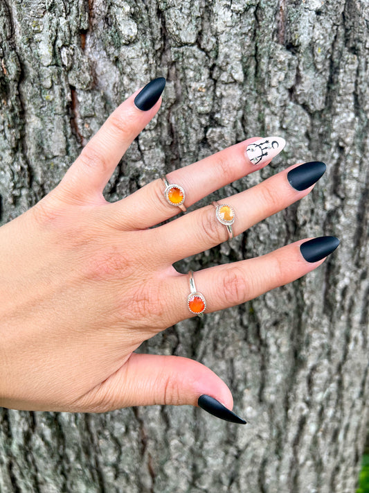 Carnelian Vitality Ring • The Phoenix Collection - ANBE Designs