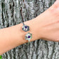 Amethyst Flower Cuff Bracelet • The Sacred Seed Collection - ANBE Designs