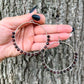 Garnet Hoop Earrings - ANBE Designs