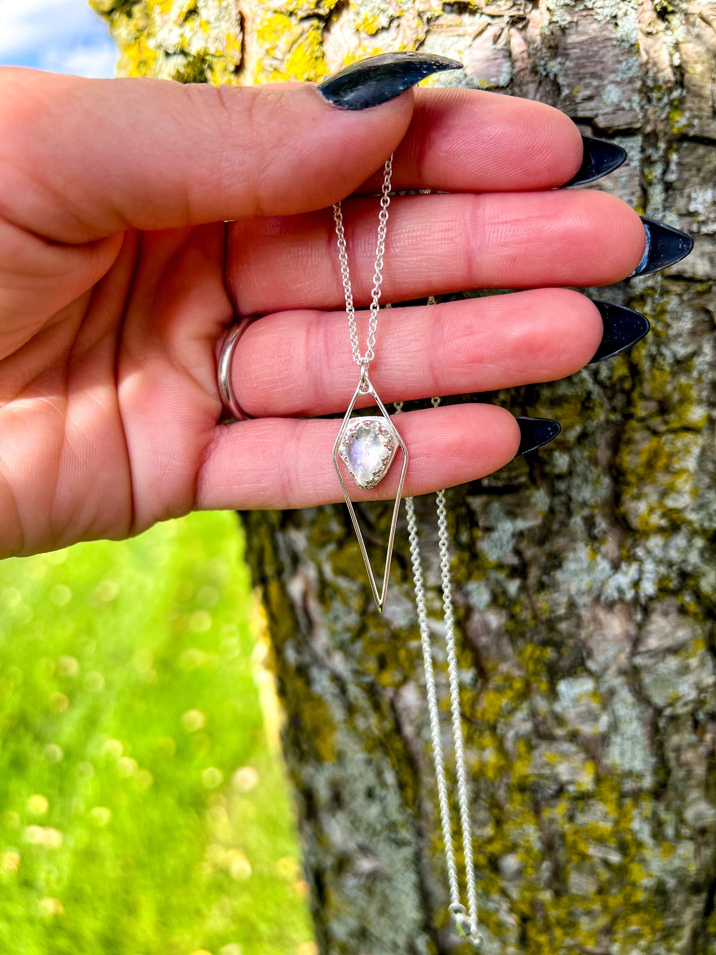 Moonstone Goddess Necklace • Lunar Wisdom Part 2 - ANBE Designs